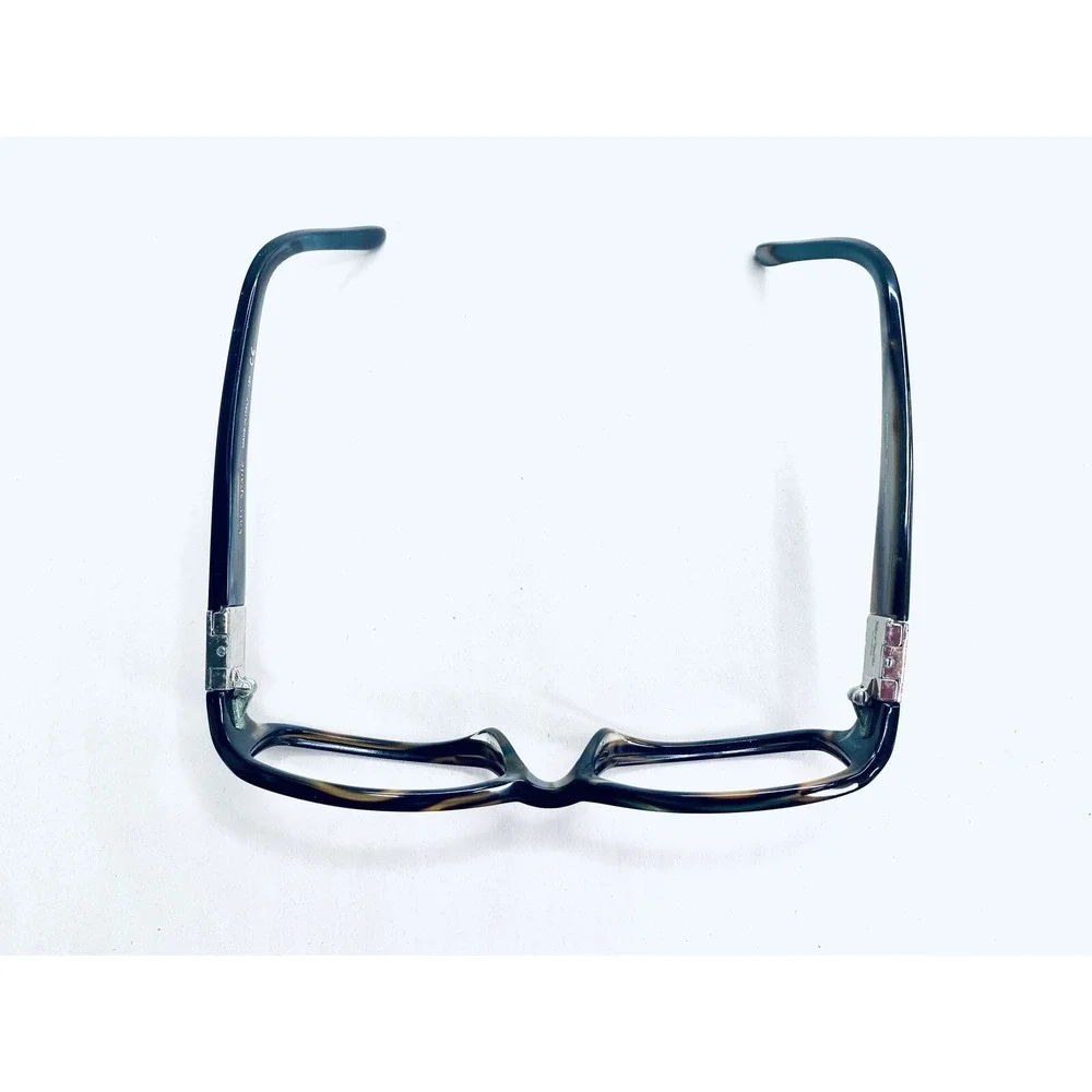 Kate Spade Pearl Brown Blue Tortoise Rectangular Eyeglasses Italy 0IC8 51 16 130
